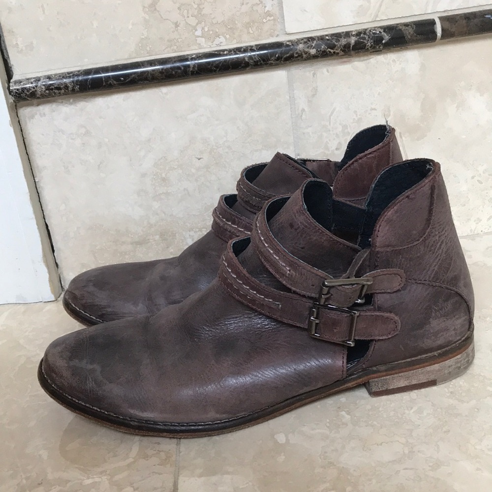Free People Leather Booties